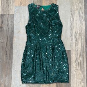 Sean teal Sequin Mini Dress